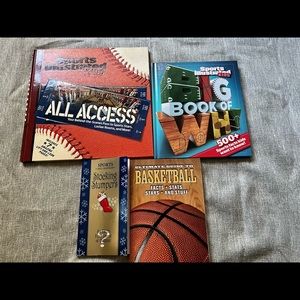 Lot of 4 Kids Sports Books